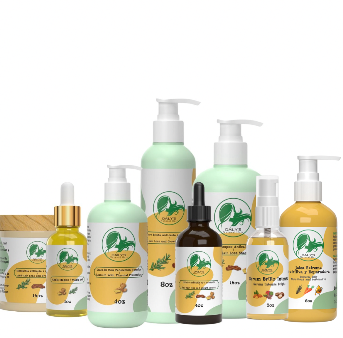 Línea completa Daily's Natural Hair
